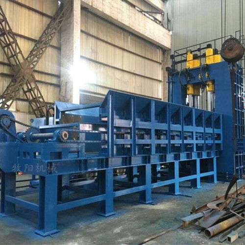 高效重型630噸龍門式剪切機 廢鐵廢金屬管道的強力處理利器